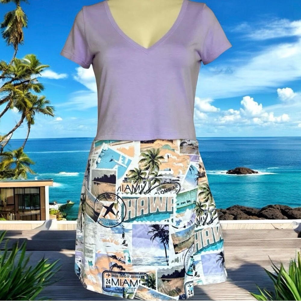 Royalty By Maluma Satin Short Skort